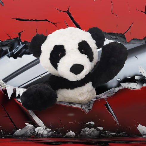 Cuddly Black and White Panda Plush Toy - Perfect for Kids