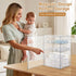 ERTIUANIO 3 Countertop Baby Bottle Organizer Tier Bottle Storage Organizer Baby for Bottles, Nipples, Pump Parts, Food