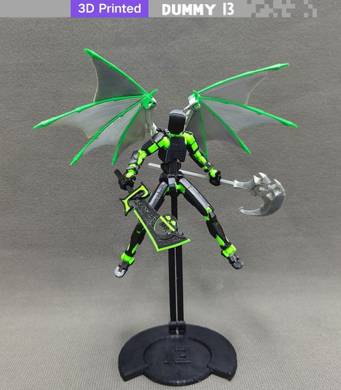 (Assembly Completed) T13 Action Figure, 5.5 Inch 3D Printed Multi-Jointed Movable Dummy 13 Toy
