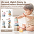 1-39 2 6-12 1 6 Set evoceler Stacking Toys for Toddlers Stacking Blocks with Rattles & Teethers, Soft Balance Learning