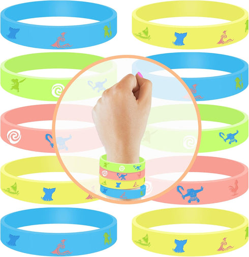 Non-Candy Island Princess Theme Party Favors, 20 Wristbands