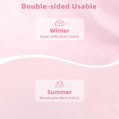 2 1 0-12 SWESEN Infant Car Seat Insert & Strap Covers, Car Seat Head Support for Baby Girls Boys, in Breathable Air