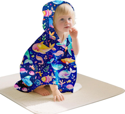 Happy Flute Baby Towels with Hood Soft Hooded Towels for Kids 0-4 Years, Baby