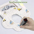 8-Pack Organic Cotton Baby Bibs - 360° Rotate, Adjustable with Snaps, Super Soft & Absorbent for Teething and Drooling,