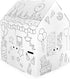 Easy Playhouse Birthday - Kids Art & Craft for Indoor & Outdoor Fun, Decorate Cardboard Fort, Made in USA