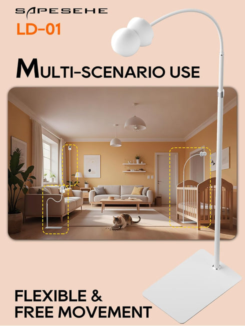 SAPESEHE 81Inch Baby Monitor Stand, Compatible with Tapo Hello Baby Nanit Pro Kasa