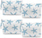 Fokongna 4PCS Favors Starfish Wet Bag Wet Dry Bag Beach Bags for Swimsuit