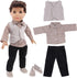 5 Sets 3 18 Inch Ecore Fun Boy Doll Clothes and Pairs of Shoes Fit for Boy Dolls Clothes Outfit Birthday Reward Gift