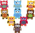Berry President Stacking Toys, Colorful Wooden Balancing Owls Toy Set, Montessori Educational Game for Toddlers