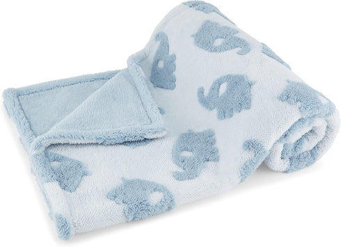 Ultra-Soft Luxurious Baby Blanket, 30x40 inch, Double Sided Fleece with Sherpa Backing