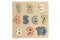 Pearhead Wooden 123 Numbers Puzzle, Colorful Preschool Counting Toy, Montessori Educational Learning Board Gift for