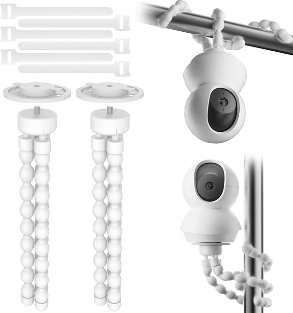 SAPESEHE Tripod Baby Monitor Mount-White(2pcs)