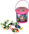 Wild Republic Mermaid Figurines Bucket with 12 Pieces, Aquatic Animals and Bath Toys