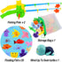 Magnetic Fishing Pool Toys Game, Water Table Bathtub Bath Toy with Pole Rod Floating Fish, Birthday Gifts for Toddlers