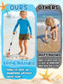 1 Pack 21.6"~33" Sand Sifter with Seashell Bag- Adjustable Shark Tooth Sifter & Sea Shell Bags for Beach Seashell