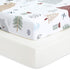 Evolur Grizzly Bear Light 2 Pack Crib Sheet, Fitted Crib Sheet for