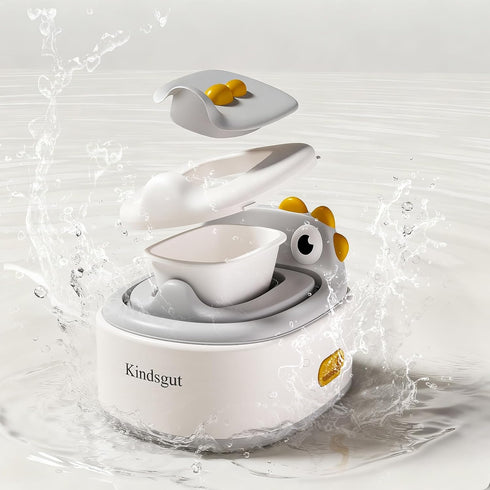 kindsgut 3-in-1 Setup Portable Potty Trainer for Travel & Home, Convertible Potty Training Seat with Step Stool