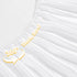 2 Pack 52" 28" 8" Horbaunal Satin Crib Sheets for Baby, x x Silky Fitted Crib Sheets, Soft Toddler Sheet Baby Mattress