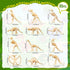 65 HFKPJRT Pcs Dinosaur Bones for Sandbox, Mini Dinosaurs Bones for Kids, Mini Dinosaur Skeleton Figures for Science