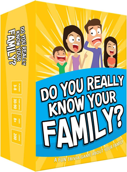 Do You Really Know Your Family? - Fun Family Game with Conversation Starters and Challenges