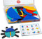 LiKee Open Ended Wooden Shape Puzzles with 36 Blocks and 60 Pattern