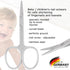 3 (555) Swords Germany - Baby Nail Scissors Safety Scissors with round tips for Children - Babies - toddlers - Infants