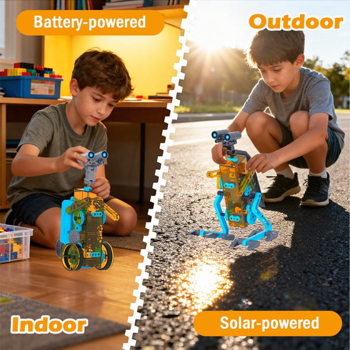 Hechify 25-in-1 8-13, 8-12, Set 8 9 10 11 12 13 14+Years STEM Education DIY Solar Power Toys for Boys Age Science Kits