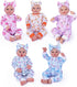 BABESIDE Reborn Baby Doll Clothes for 17-22 Inch Dolls, 5 Sets Baby