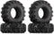 INJORA 1.0" Tires - S5 Mud Paw Crawler Tires for 1/24 RC Crawler Axial SCX24 FMS FCX24 Enduro24
