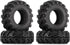 INJORA 1.0" Tires - S5 Mud Paw Crawler Tires for 1/24 RC Crawler Axial SCX24 FMS FCX24 Enduro24