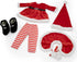 Eimmie 18 Inch Sets 18 Playtime by Doll Clothes and Accessories - Christmas Holiday Dress with Matching Santa Hat