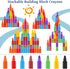 24 Pack 4-12 Set Kalysky Mini Coloring Books with Stackable Rainbow Crayons for Kids Ages | Birthday Party Favors
