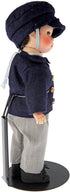 DSP-4175B 7, 7.5, 8, 8.5, 9 inch 1.75" 2.25" 5" 6" Plymor Black Adjustable Doll Stand, fits and Dolls or Action
