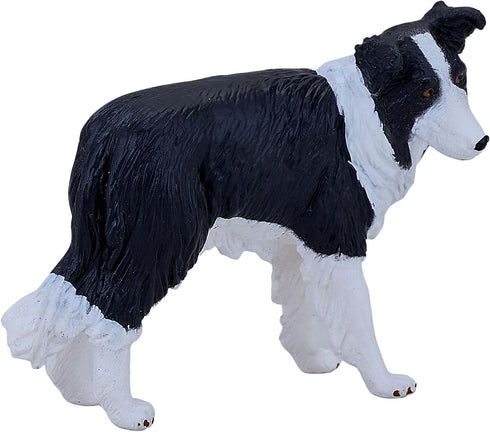 MOJO Border Collie Hand Painted Realistic Toy Figurine