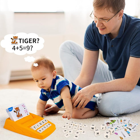 Educational Matching Letter Spelling Game for Kids Ages 3-8, Easter and Birthday Gifts for Boys and Girls