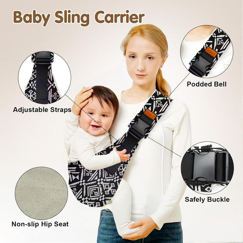 yemyig Carrier,2026 10-30lbs(Leaf) Baby Sling Carrier,Toddler New Baby Sling,Portable and Lightweight Sling,Non-Slip