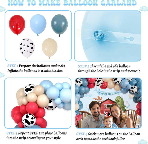 Party Inspo 1st 1st 160 Farm Party Decorations Boy, Birthday Decorations Boy, Blue Barn Animal First Birthday