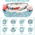 miaozhen Simple Blue Daisy diaper bag stroller organizer diaper caddy stroller carry organizador para carreola
