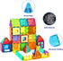 Magnetic Tiles, 100PCS Building Blocks Set for Kids, STEM Sensory Educational Toys with 2 Cars for Ages 3-9