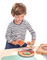 6 Set 12 3+ Tender Leaf Toys - Pizza Party - Slices of Realistic Pizza Toy with Different Toppings, Kraft Card Take-Out