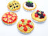 ThaiHonest 5 Mixed Assorted Lovely Pies Dollhouse Miniature Food,Tiny Food