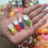 Nuanmu 100 Pieces Miniature Food Drink Bottles Toys Dollhouse Pretend Play Kitchen Cooking Game Party Accessories Toys