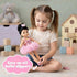 14 Inch 9-PC 14" Emily Rose Fashion Doll Clothes Ballet Essentials Bundle with Ballerina Practice Outfit & Sparkly