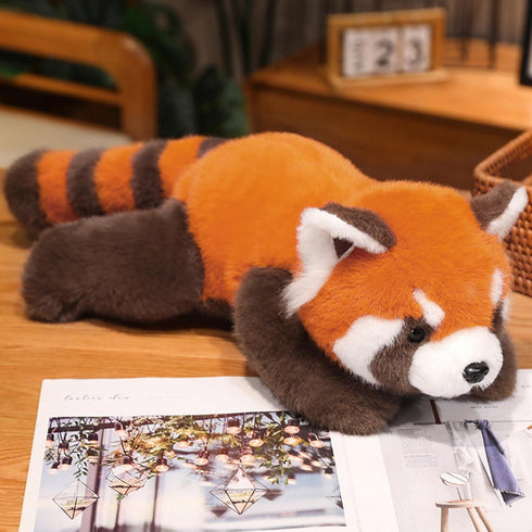 PASHMAIRE 25 Weighted Red Panda Stuffed Animals, in Cute Red Panda Plush Pillow Toys, Super Soft Hugging Plushie