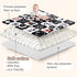 50x50 Baby Play Mats for Floor, Upgraded Thick Soft Playpen Mat, Anti-Slip Bottom, Foldable and Machine Washable