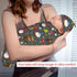 Nanyizly Set 0-6m Gnomes Mushrooms Frog Flower Newborns Beanie Swaddle Blanket Baby Receiving Blankets for Infant Boy
