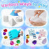 Set, 3 4 5 6 7 8 9 Aocii Kids Sensory Bin Sand Kit, Winter Fairy Tale Theme Sand Play Toddlers Sandbox, Role Pretend