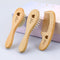 Personalized Wooden Hair Brush Set with Soft Goat Bristles - Perfect for