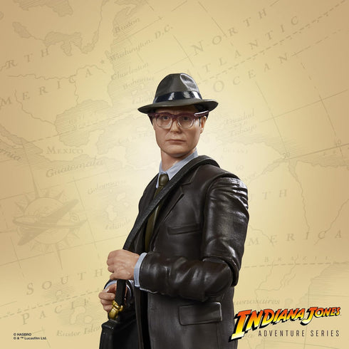 Indiana Jones and The Dial of Destiny Adventure Series Doctor Juergen Voller Action Figure, 6-inch Action Figures for Kids Ages 4 and Up, Medium