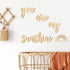 Xylolfsty You Are My Sunshine Wall Decor Boho Nursery Wall Art 5